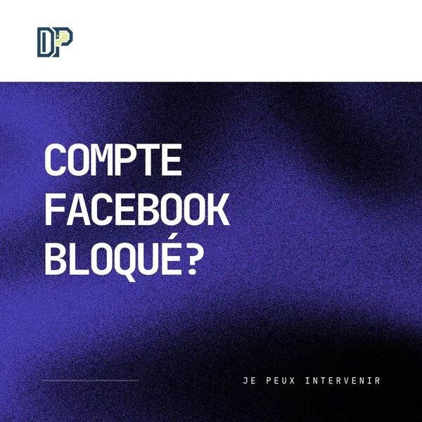 Compte facebook bloqué ?